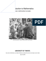 Introduction to Mathematics - University of Twente - Ebook