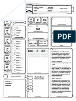 DD 5e Ficha de Personagem Candigar