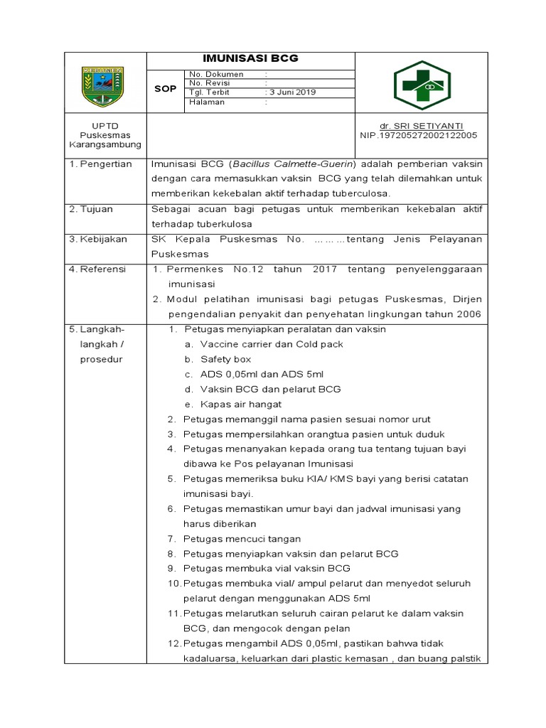Sop BCG | PDF | Sains & Matematika