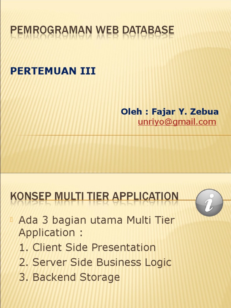 Pertemuan III | PDF | Metode & Bahan Ajar | Komputer