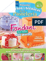 Secretos de La Pastelería Casera 3 - Fondant para Pastel Nivel Basico