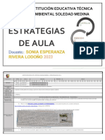 Estrategia de Aula Castellano 5º Ii Periodo Ie Soledad Medina 2023