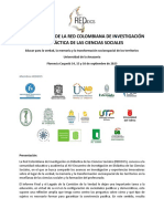 Xiv Encuentro de La Red Colombiana de Investigación en Didáctica de Las Ciencias Sociales