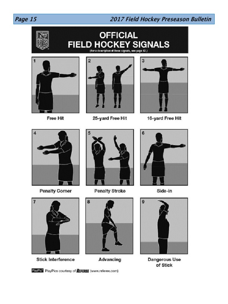 Field Hockey Officials Signals PDF