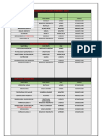 Horario Enero 2023