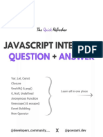 JavaScript Interview Questions With Answers & Visuals ?