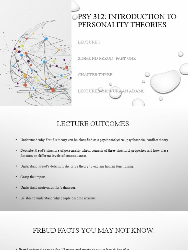PSY+312+ +lecture+3+ Sigmund+Freud + +non Narrated | PDF | Id | Sigmund ...