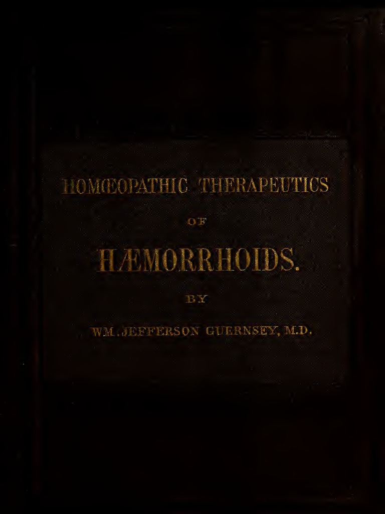 Repertory of Haemorrhoids Download Free PDF Cure Homeopathy