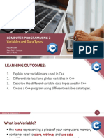 CP2 Module 5 - Variables and Data Types
