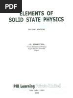 J P Srivastava Elements of Solid State Physics Prentice Hall of India 2006 PDF