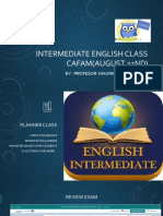 Intermediate English Cafam 220823