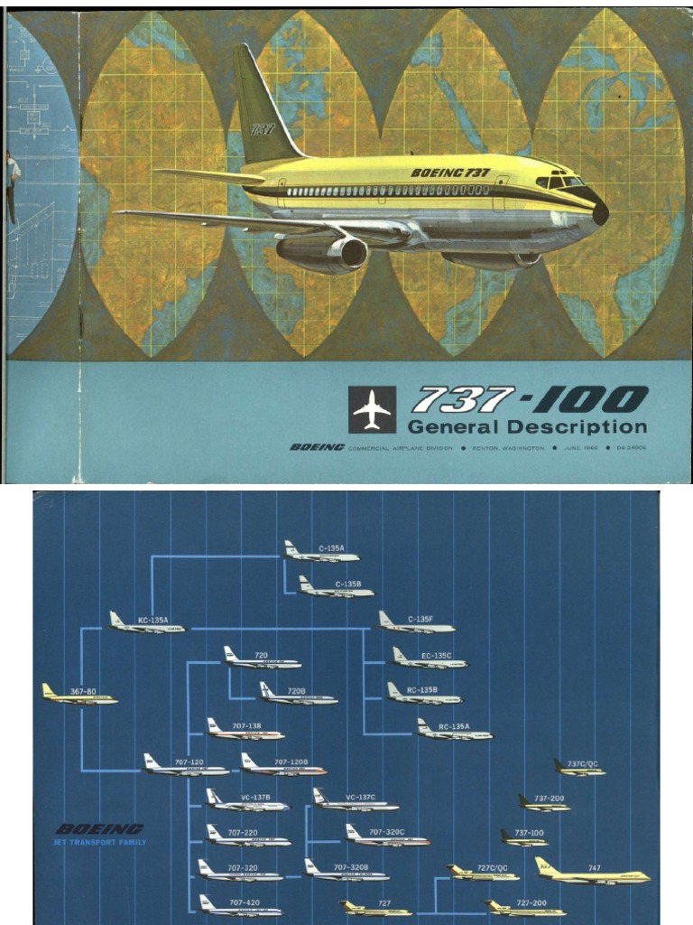 B737-700 パンフレット Boeing 737 First Flight Brochure 1966 - Jeremy Dwyer