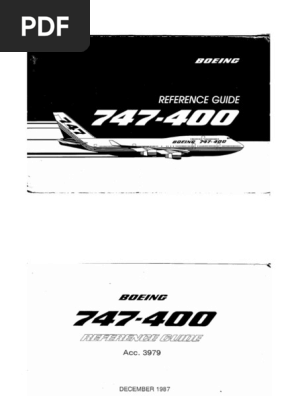 Boeing 747-400 | PDF