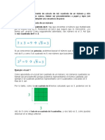 Investigar Un Procedimiento de Calculo de Raíz Cuadrada de Un Número y Otro Procedimiento para Raíz Cúbica