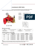 U11 Flanged Globe Type Pressure Relief Valve