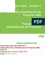 Open Class Dir y Plan Proy Web - s1