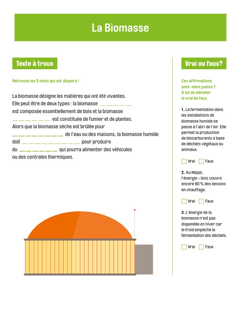 Biomasse : Sèche vs Humide | PDF | Biomasse (énergie) | La nature