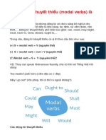 Modal Verbs