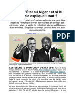 Article Jeune Afrique - Niger - Les Secrets D'un Coup D'etat NÂ°3 Su 3