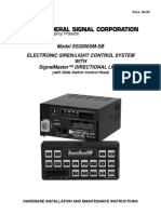 SS2000SM-SB Electronic Siren and Light Control System With SignalMaster Directional Light Manual - 255284
