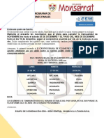 II CRONOG EXAMENES FINALES AVANZADO - 4TO BIMESTRE Definitivo