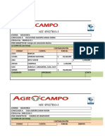 Agrocampo Excel Fact Vent, Fact de Compra, Nomina Compr Egreso