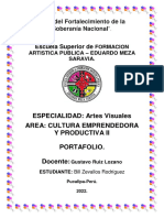 Portafolio-Cultura Emprendedora y Productiva I-Bill - IV