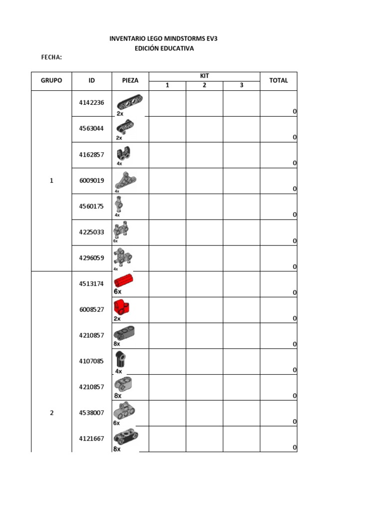 Inventario Legos | Download Free PDF | Robotics | Toys