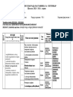 Operativni Plan Rada Za Septembar Informatika VII