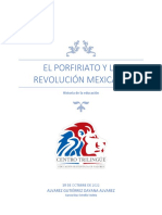 El Porfiriato y La Revolución Mexicana