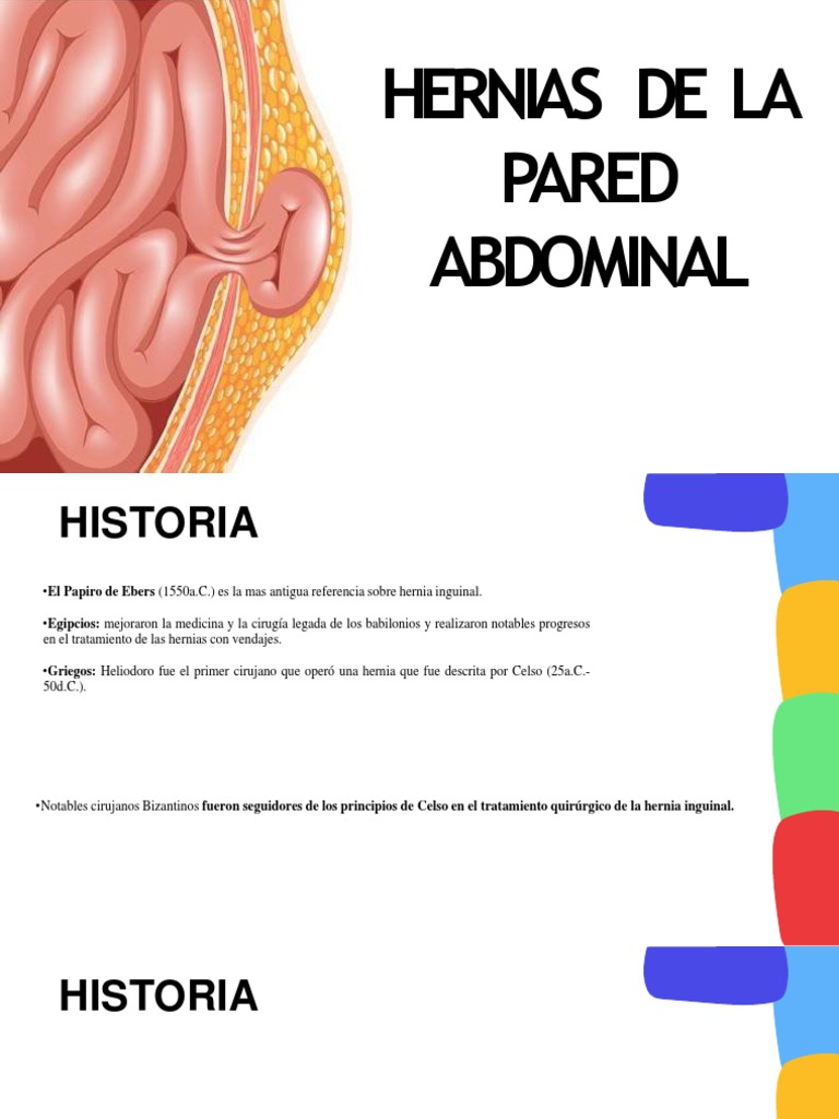 Seminario de Hernias de La Pared Abdominal en Cirugia General Medicina ...