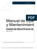 Manual de Oeracion y Mantto 777G