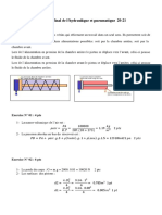 Corrige Type Examen s4 - Matiere Hydraulique Et Pneumatique