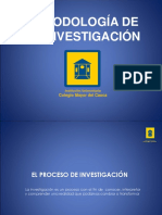 Presentación Segunda Parte El Proceso de Investigación