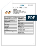 Datasheet Pneumatic Actuators PA 30 - PA 90: Advantages