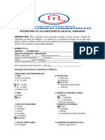 Autoreporte de Las Condiciones de Salud Del Trabajador Medicina Preventiva