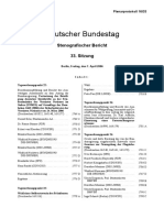 Deutscher Bundestag: Stenografischer Bericht 33. Sitzung