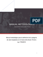 Manual Metodologico para La Definicion de La Categoria de Valor Terapeutico en El Marco Del Articulo 72 de La Ley 1753 2015