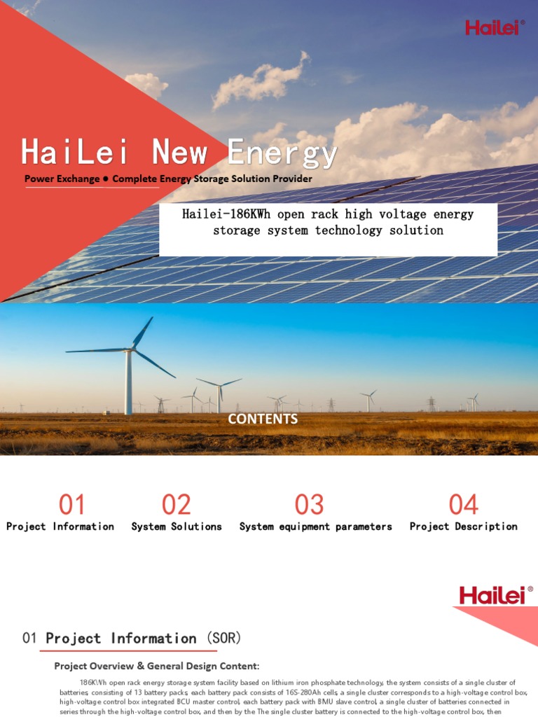 Hailei 186KWh Battery System Overview | PDF | Alternating Current ...