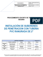 Yar-Sd-Sso-Pro-33 - Instalacion Subdren