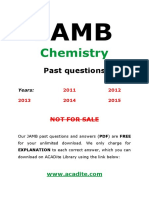 Jamb Chemistry 11 15