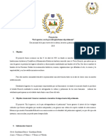 Proyecto "En La Guerra y en La Paz Salvaguardamos El Patrimonio"