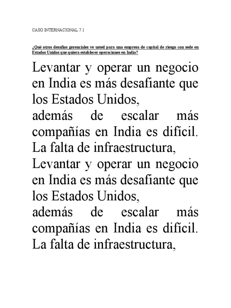 Desafíos del Capital de Riesgo en India | PDF | Capital de riesgo ...