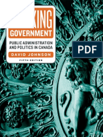 David Johnson - Thinking Government - Public Administration and Politics in Canada, (2022, University of Toronto Press) - Libgen - Li