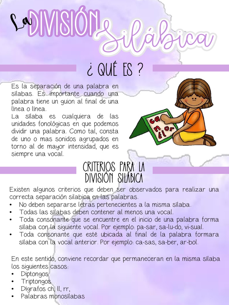 La Division Silabica | PDF