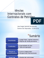 Experiências Internacionais Com Contratos de Petróleo