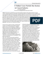 Btr004 Application of Laser Particle Size Analyzer in Cement Industry