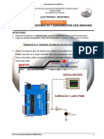 Lab Nº6 Control Motores y Servos Arduino