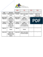 Cronograma de Palestras Informativo