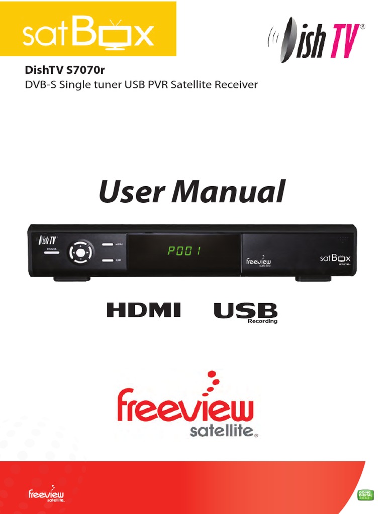 Dish TV s7070r User Manual v4 PDF Hdmi Set Top Box